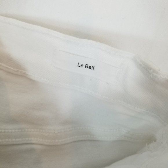 FRAME Denim 25 "Le Bell" White Crop Jeans #LCB403 - Picture 7 of 10